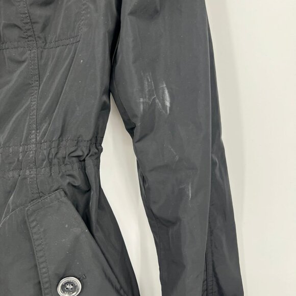 Burberry Brit Black Zip Cinch Waist Jacket | XS - Picture 6 of 11